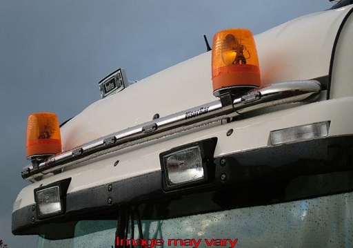 [SVS08/A] RVS VisorBar voor Scania 4/R Serie Highline | 5 Oranje LEDs