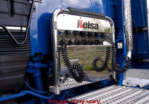 [VAA01/6] Aluminium Airbar Volvo FH/FM af'02 met 6 rode led's
