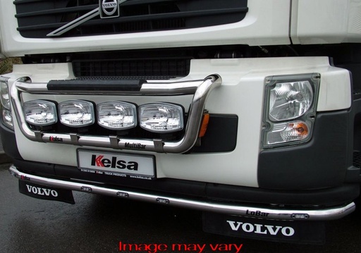 [VLS05/A] FE LOBAR MET ORANJE LED'S RVS