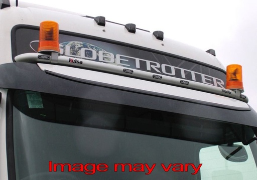 [VVA01/W] Aluminium VisorBar voor Volvo FM/FH2 | 5 Witte LEDs