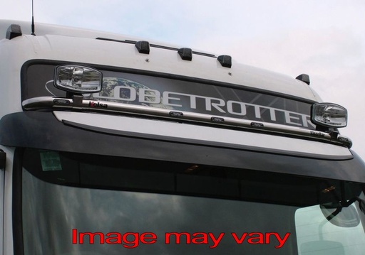 [VVS01/A] Stainless Steel VisorBar for Volvo FM/FH2 | 5 Amber LEDs