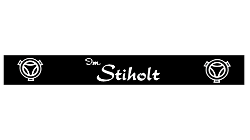 [1507025038R] Mudflap Rear Bumper "Stiholt" with Retro Design | 250x38cm