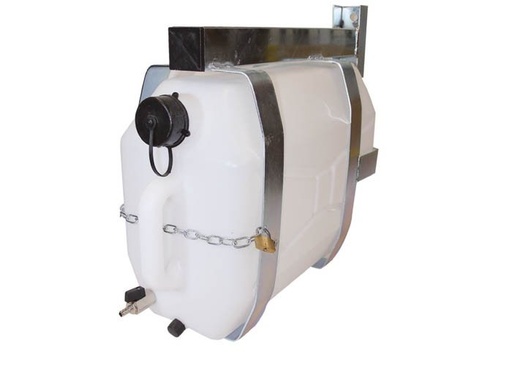 [1507155656] Water tank with tap 25L + galvanised bracket