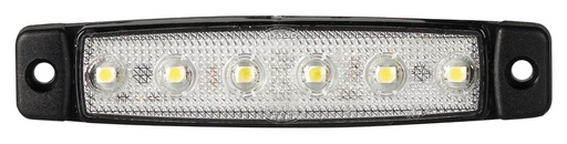 [2607560007] Dasteri markeer verlichting 6-LED 24V - Wit