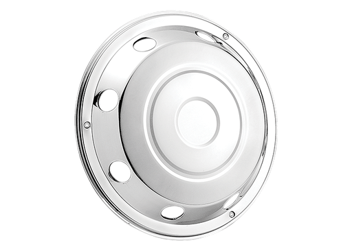 [27071175F] RVS lockring wieldop voorwiel gesloten 17,5inch zweedse stijl