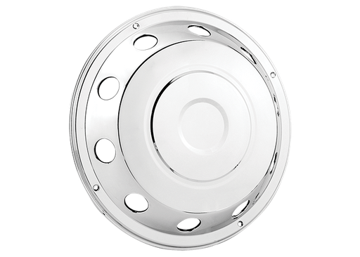 [27071195F] RVS lockring wieldop voorwiel gesloten 19,5inch zweedse stijl