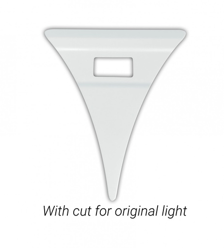 [1506000248] Set of Mudguard Wedges for Scania NextGen with Lightholes for Side Marker Lights