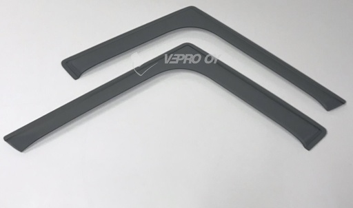 [1503086110] Side Window Deflectors Long Model for MAN TGE & Volkswagen Crafter 2017+ | Tape Mounting
