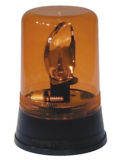 [260759524O] AEB "595" 24V rotating beacon - Amber lens
