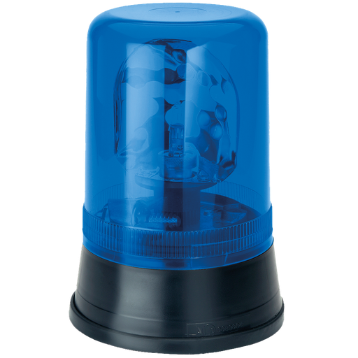 [260759524B] AEB "595" 24V rotating beacon - Blue lens