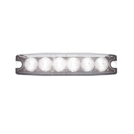 [26076350131] Extra dunne opbouw flitslamp 6 led wit 130,5x30x6,6mm