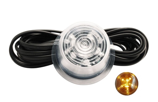 [71230795C] Gylle Side Marker 6-LED Amber with Clear Lens