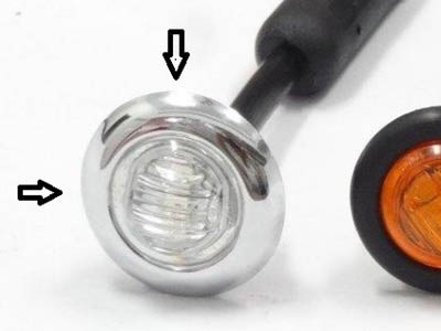[26070236] Chrome Ring for Round Position Light