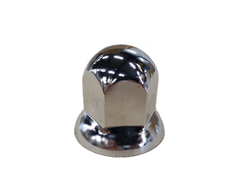 [2707101321] RVS 32mm staal velg, 44mm hoog wielmoerdop (10stuks)