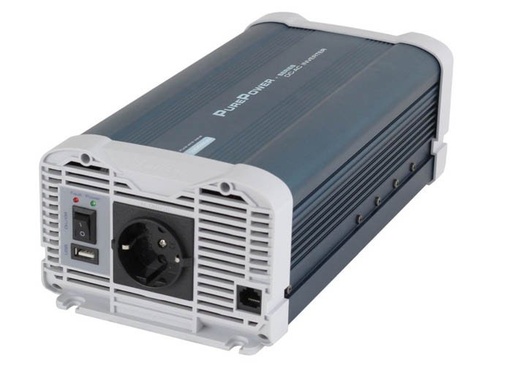 [1607100024] 1000W, 24-220V Zuivere Sinus omvormer PurePower