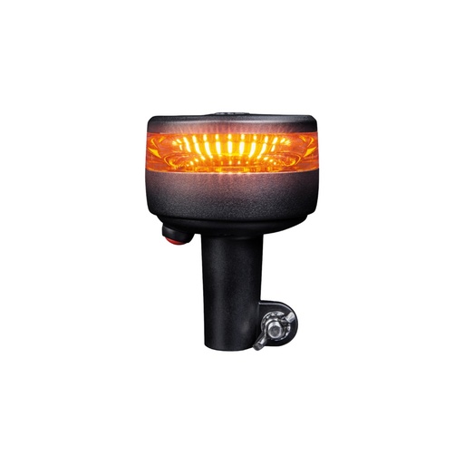 [2607850957] Cruise Light LED Beacon Warning Light with Amber Lens | Pole Mounting | Ø90mm