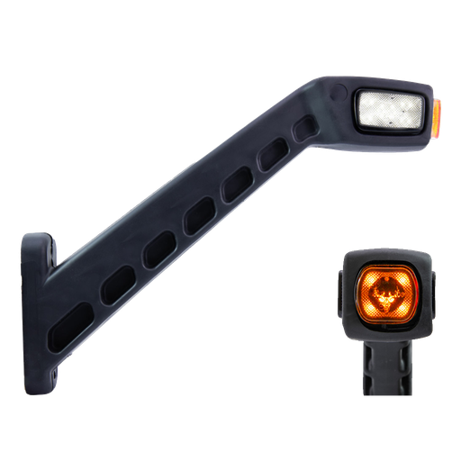 [2607900007] Sidemarker Rubber Arm XL Long Freedom LED 3 Colors - Left