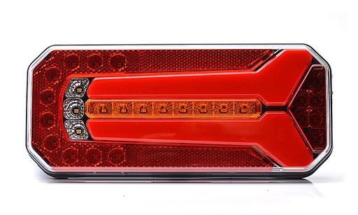 [2607800790] LED 5-Function Tail/Brake/Fog/Reverse/Dynamic Ind. Light | 12-24V | 236x103x40mm 