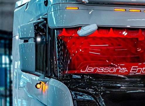 [2607809227] (6W) Unity LED interieurlamp 281mm - Rood