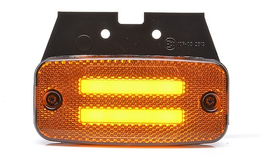 [2607820137] LED markeerlamp 'Two lines' Oranje - 12-24V
