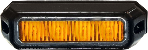 [2607850175HP-AM] Flitser "Mini" 4 Led x 3 W - Amber