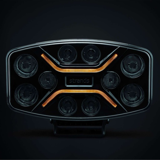 [2607270698] Dark Knight Insane Oval Driving Light + Strobe