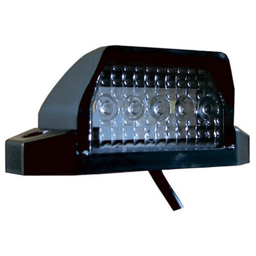 [2607800033] iZELED Kentekenplaat 5-LED 24V - Zwart