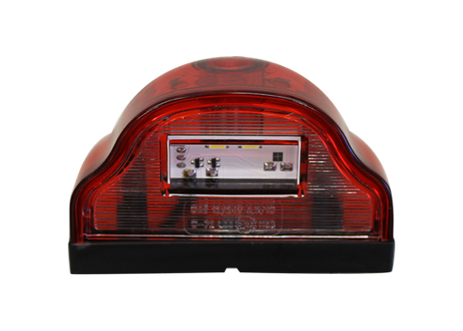 [2607800029] LED License Plate Position Light 12-24V | Red