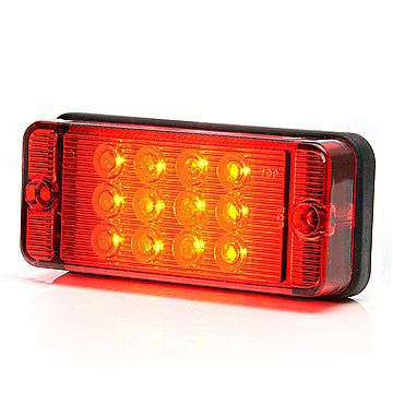 [2607800269] LED Fog Light 12-24V Red Lens