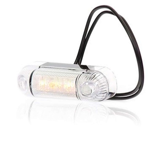 [2607800281] 3-LED Surface-Mounted Position Light 12-24V - Amber