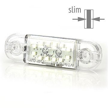 [2607800345] Zijmarkering 12 LED - Wit