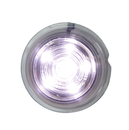 [2607800402] Viking LED Unit White with Clear Lens 12/24V