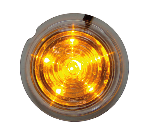 [2607800406] Viking LED Unit Amber with Clear Lens 12/24V