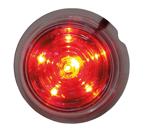 [2607800407] Viking LED Unit Red with Clear Lens 12/24V