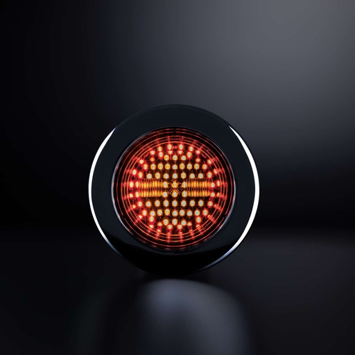 [2607800620] IZE LED Dark Knight Brake/Taillight Round