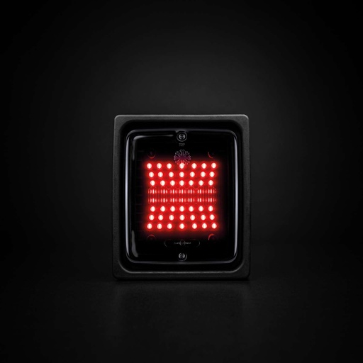 [2607800631] IZE LED Dark Knight - rem-/achterlicht