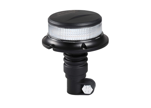 [2607809095] LED Beacon Light - Amber LEDs with Clear Lens | Pole Mounting