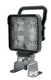 [2607809529] Werklamp LED Vierkant 9W Met Opzetstuk en Handgreep