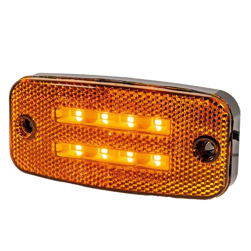 [2607810134-5] LED Side Marker/Position Light + Indicator Amber 12-24V