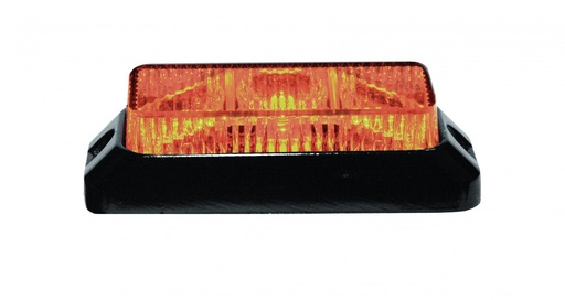 [2607850155HP-A] 3-LED "HP FLASH" Strobe/Warning Light Amber 12-24V