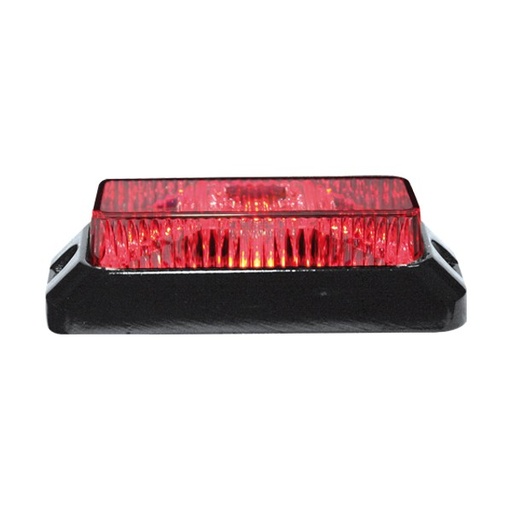 [2607850155HP-R] 3-LED "HP FLASH" Strobe/Warning Light Red 12-24V