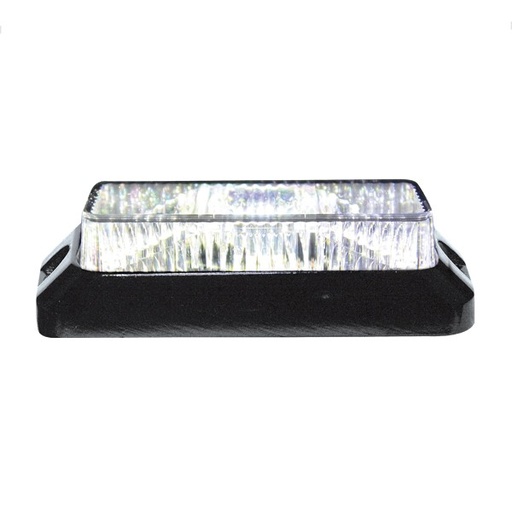[2607850155HP-W] 3-LED "HP FLASH" Strobe/Warning Light White 12-24V