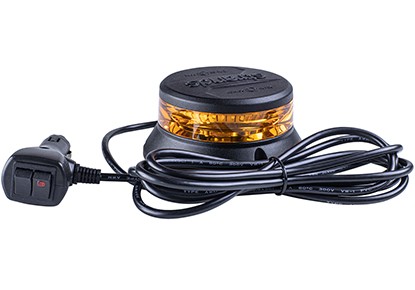 [2607850932] AMBRA warning light Amber LED | Magnet Mount + Cig Plug Adapter