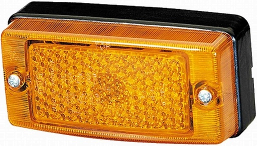 [004361001] Hella - Amber Marker Light with Reflector
