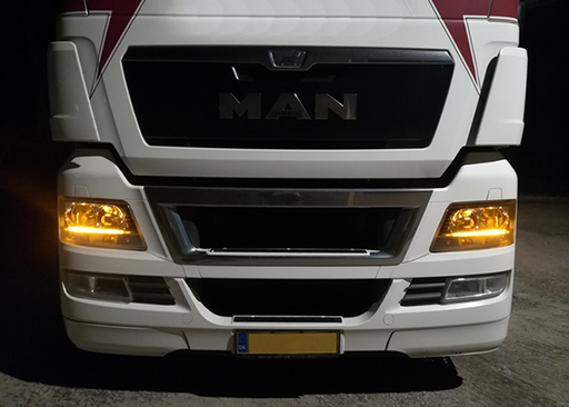 [2603240941] (2018-2020) DRL LED units oranje tbv DRL koplamp MAN