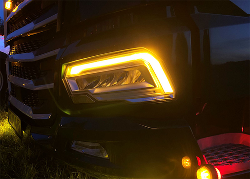 [2601249210] DRL LED Units for DAF NGD 2021 - Amber
