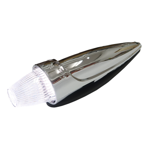 [1100732W-LED] Toplamp LED Torpedo Chroom - Helder