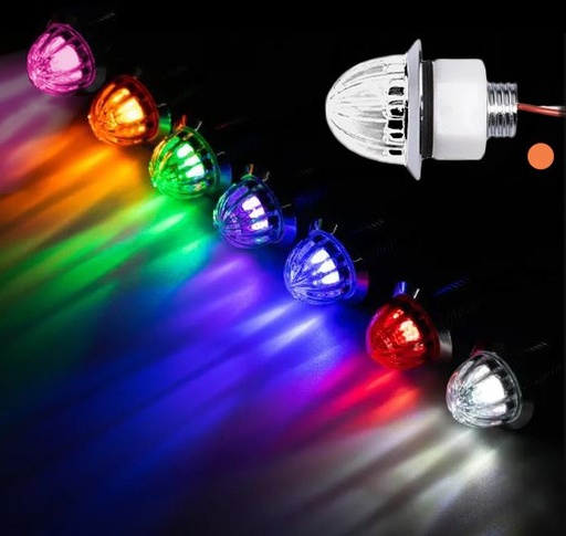 [26070219-AC] Nedking LED Mini Watermelon Light - Oranje met transparante lens