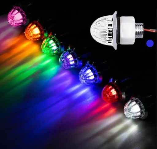 [26070219-BC] Nedking LED Mini Watermelon Light - Blauw met transparante lens