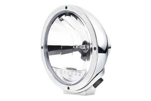 [007560451] Hella Luminator with LED Position Light | Chrome
